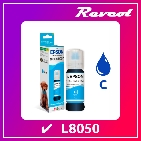 Чернила Revcol L8050 CYAN 70мл.