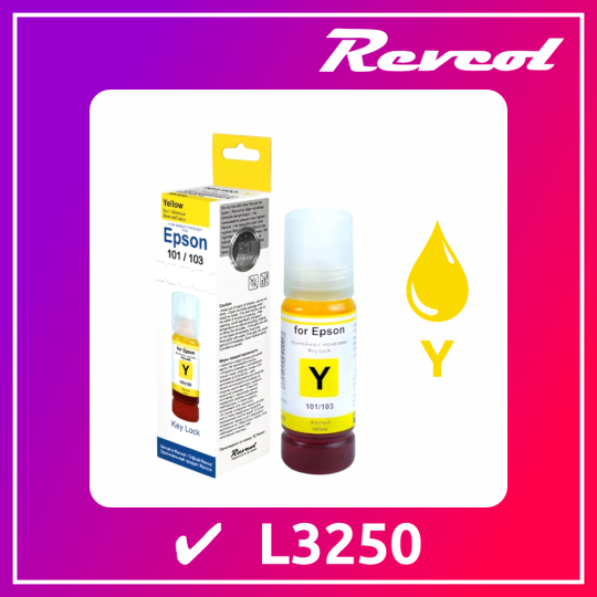 Чернила Revcol L3250 YELLOW 70мл.